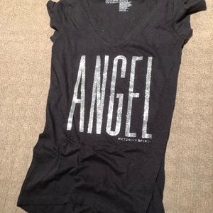 Victoria's Secret Glitter Angel Wing T-Shirt